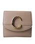 Chloe C Mini Trifold Wallet, front view
